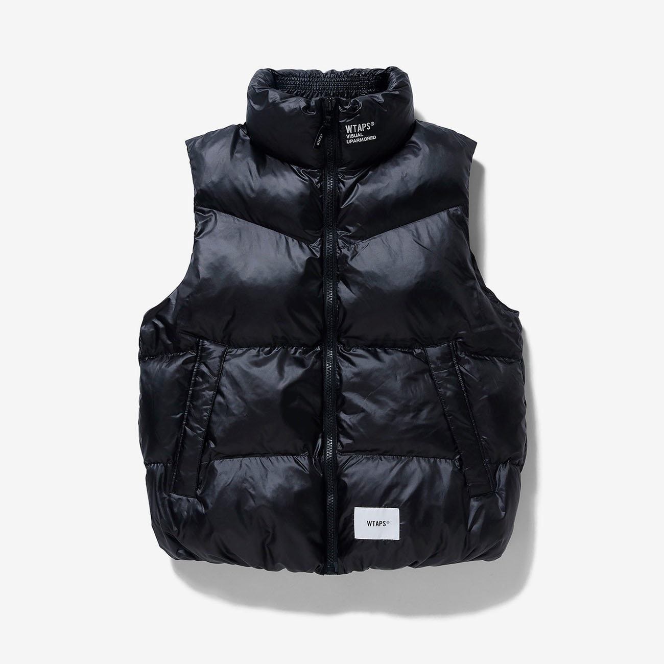 WTAPS FW22 BIVOUAC / VEST / POLY. TAFFETA BLACK