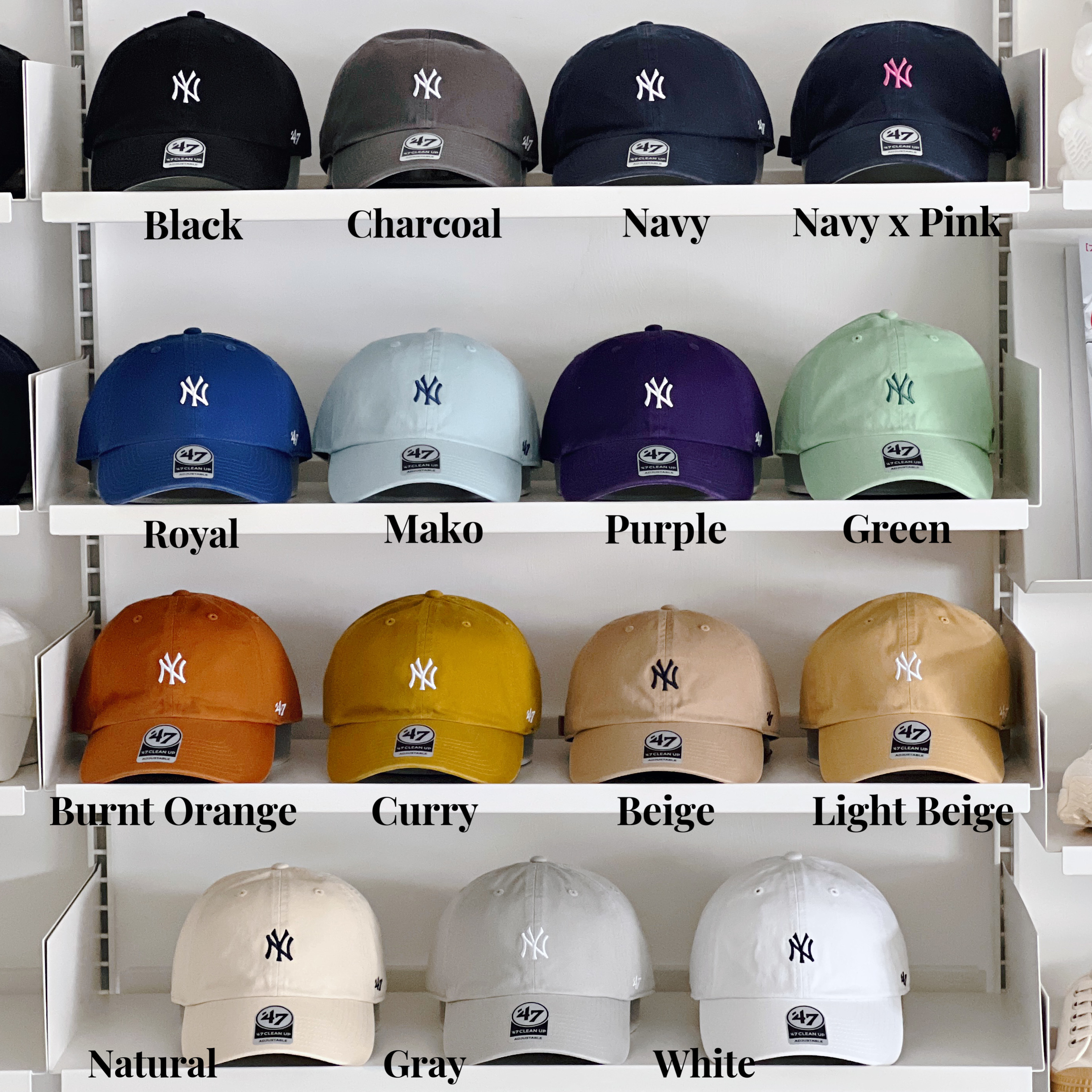 現貨 | 47 Brand New York Yankees Clean-Up Cap 十五色