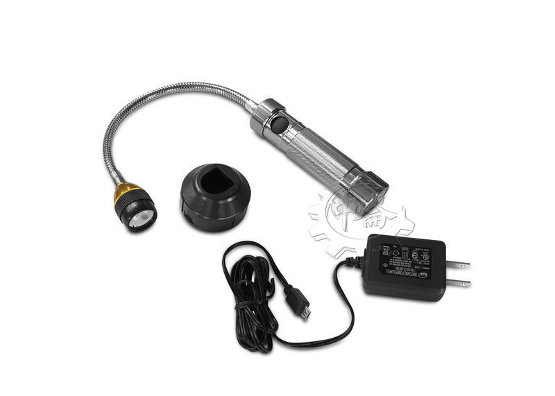 ＊中崙五金【附發票+來電優惠】尚光牌LED工作燈 8W 手電筒 SK-218 磁吸工作燈 蛇管 台灣製