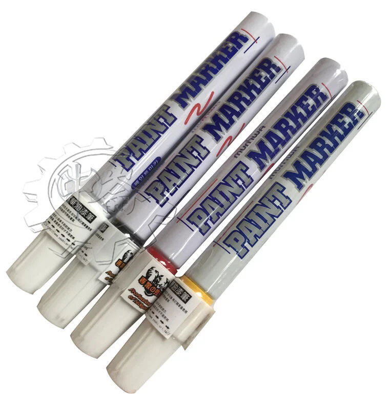 ＊中崙五金【附發票】 PAINT MARKER油漆筆 油性筆( 紅色 / 黃色 / 白色 / 黑色 ) 韓國製 (單支)