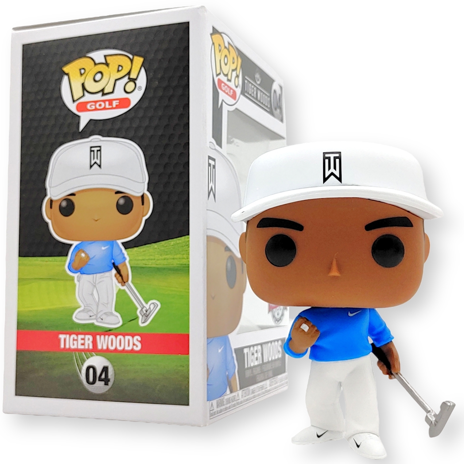 FUNKO POP <高爾夫球>老虎.活士(藍衫)-No.04