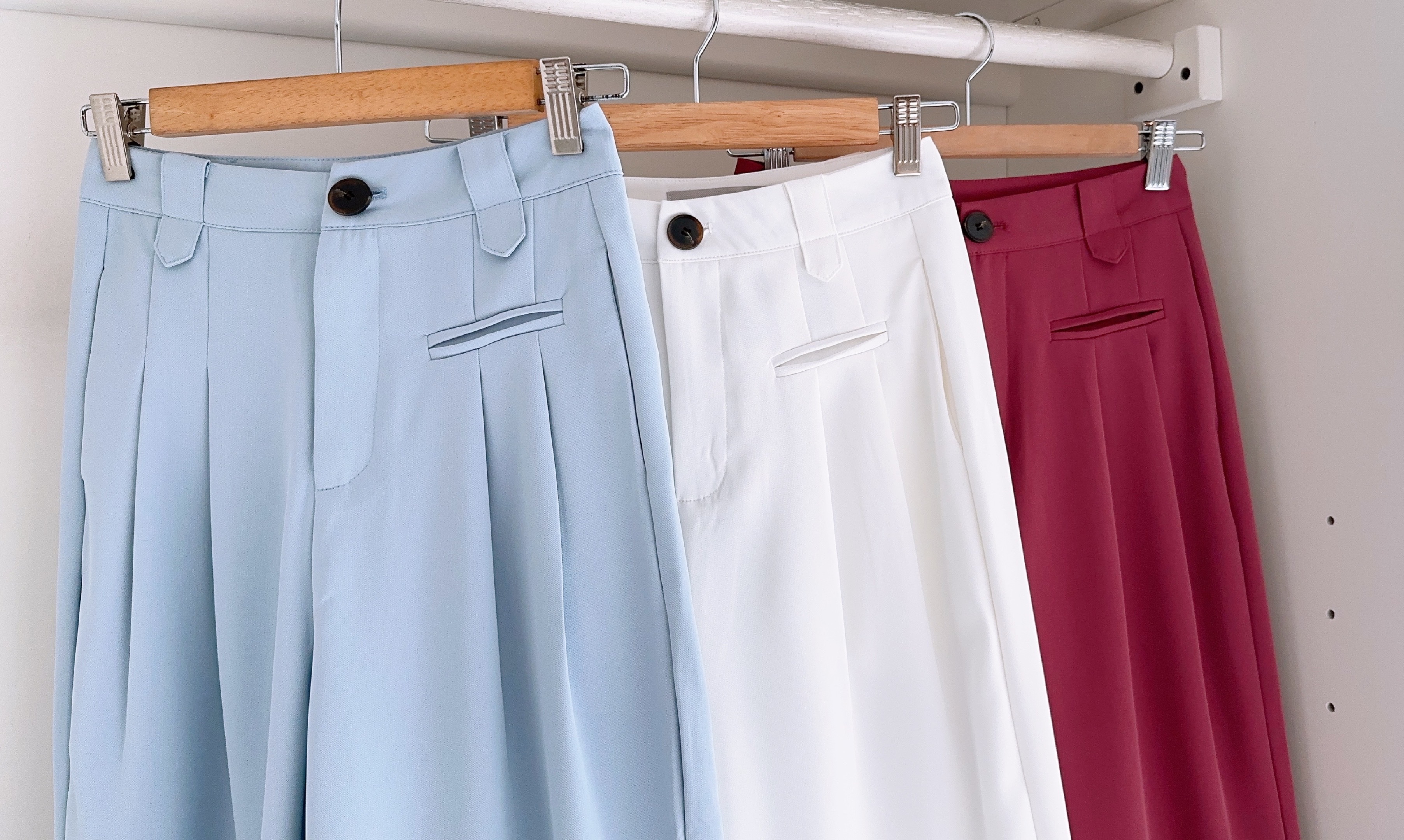 HIGH WAISTED SOLID LONG TROUSER