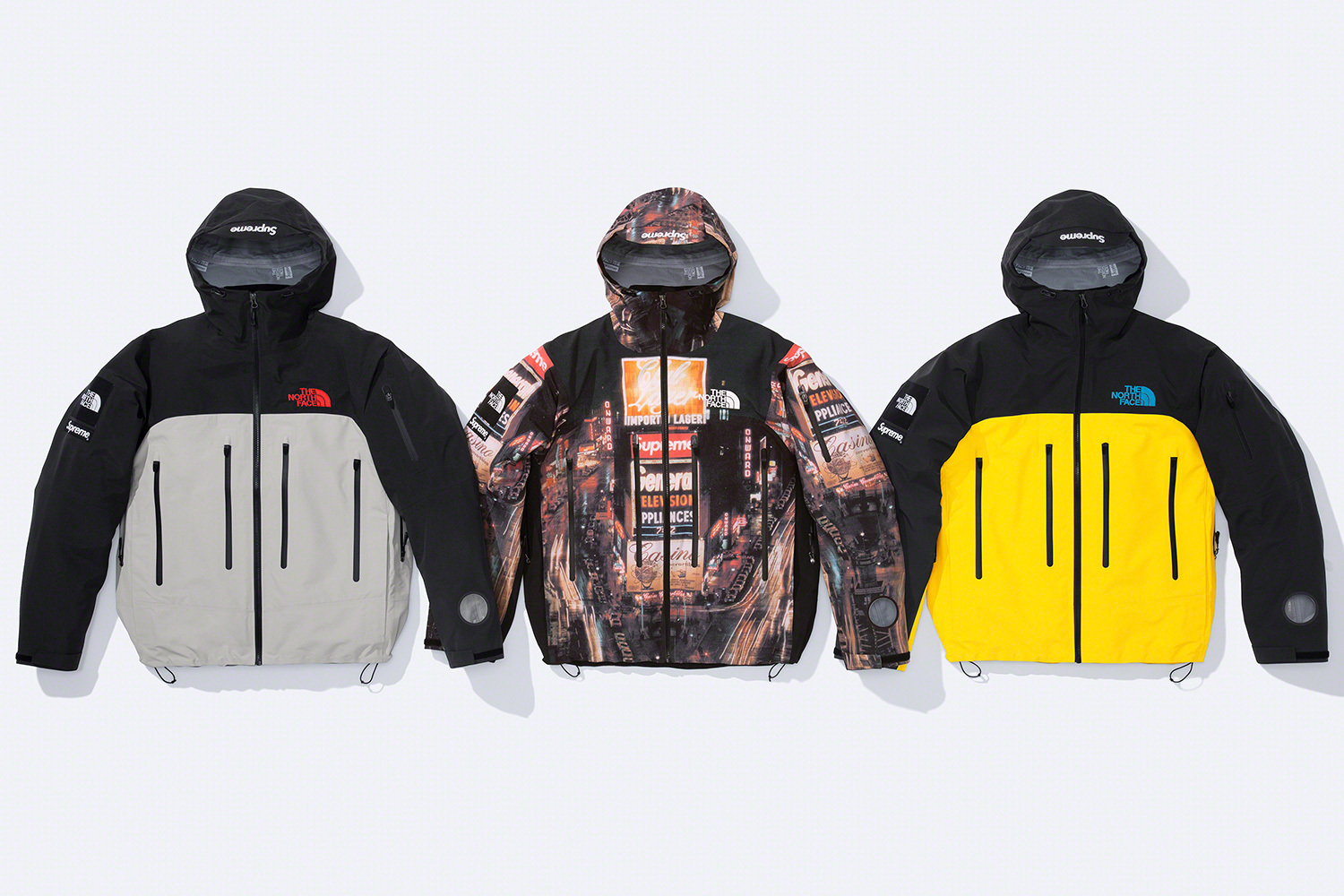 Supreme x TNF Taped Seam Shell Jacket 衝鋒衣男女款工裝潮流