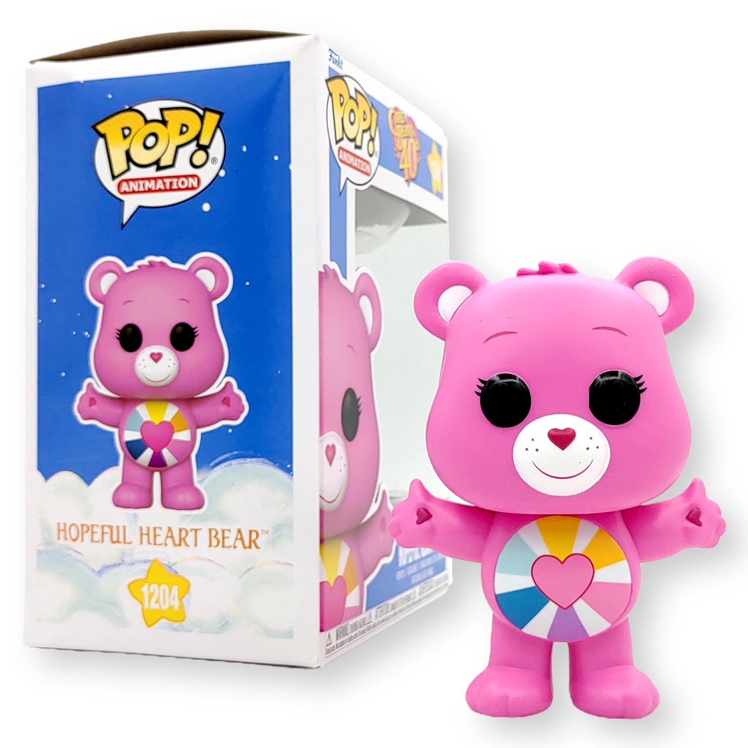 Figurine Funko Pop! N°1204 - Care Bears 40 - Hopeful Heart Bear W/(gw)ch