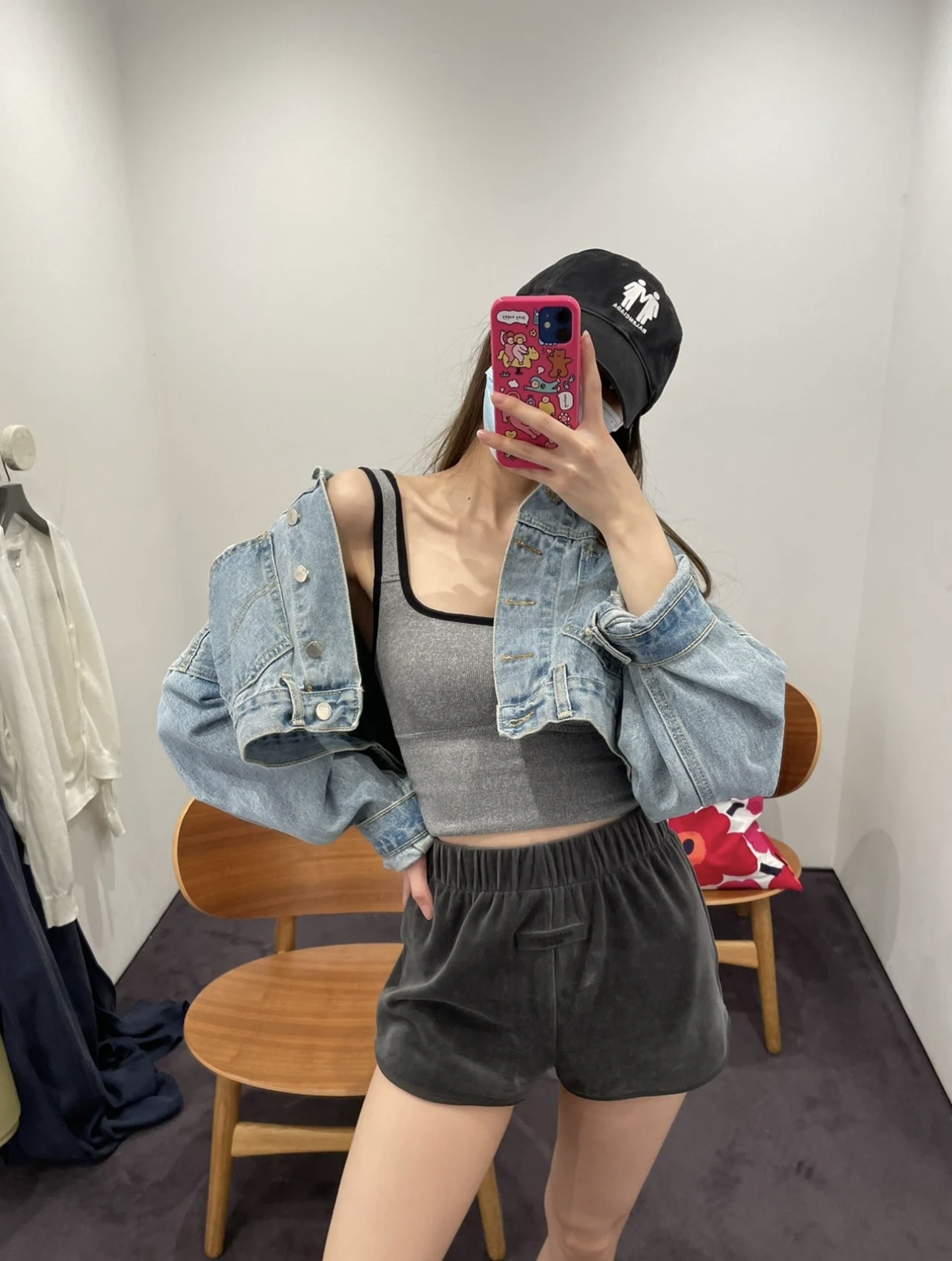 Essentials-F.O.G Womens Velour Beach Shorts