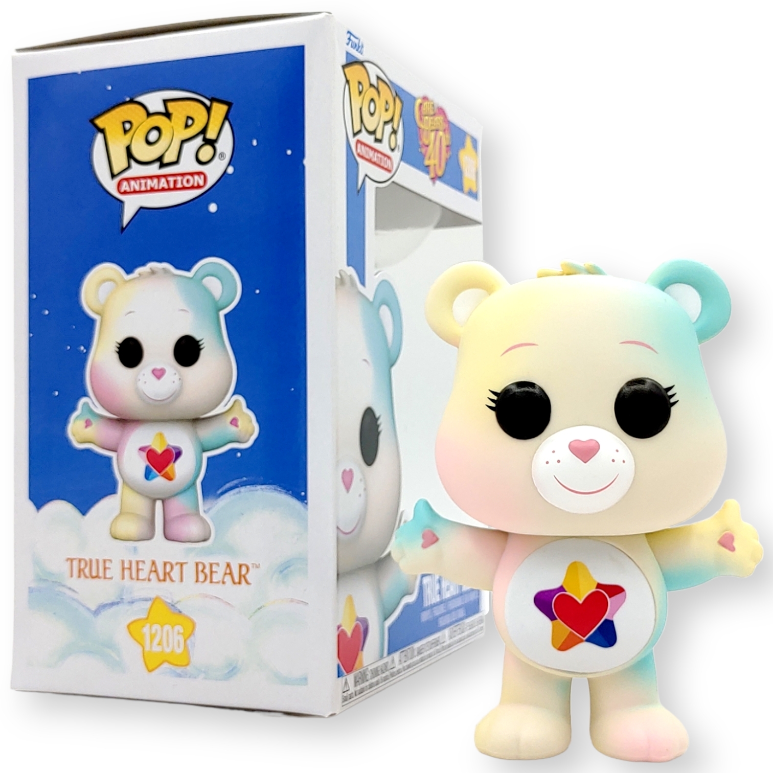 FUNKO POP <Care Bears 40th>True Heart Bear(白色)-No.1206