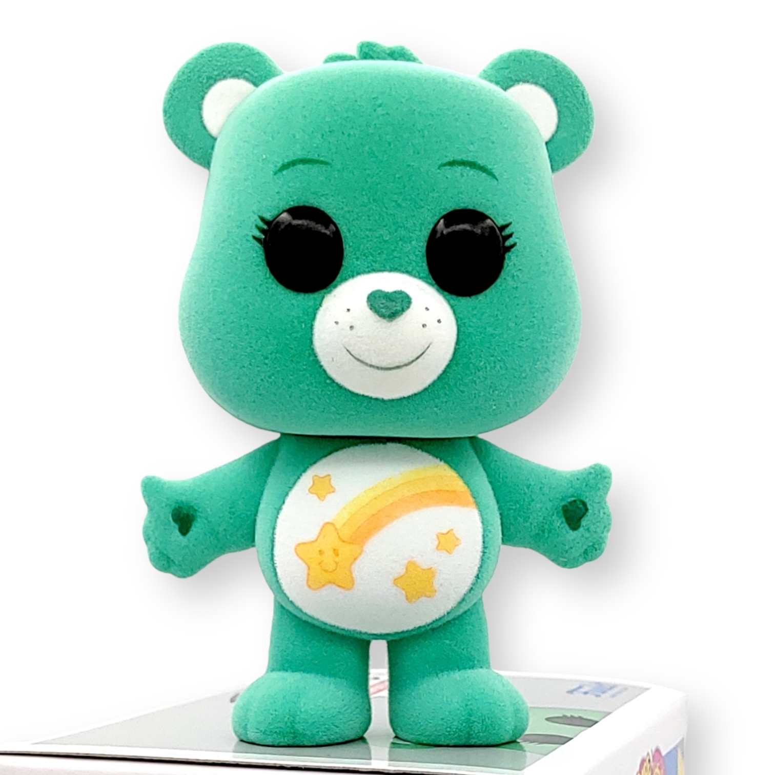 FUNKO POP <Care Bears 40th>Wish Bear(綠色)(CHASE毛版)-No.1207