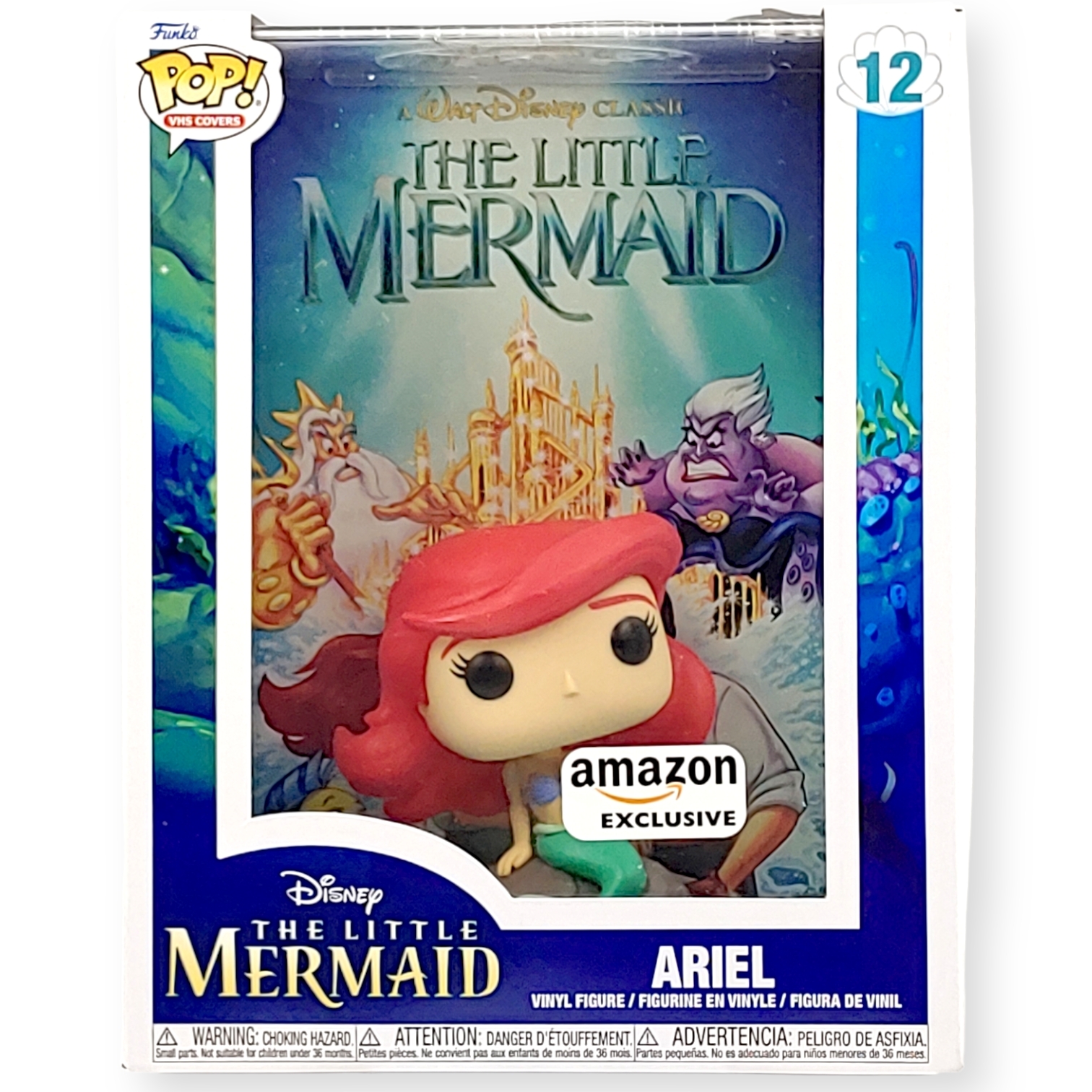 FUNKO POP<小魚仙>人魚公主(背景收藏盒)-No.12