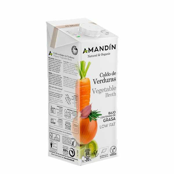 【現貨】Amandin 有機全素低脂無糖無麩質雜菜湯 1000ml丨西班牙進口