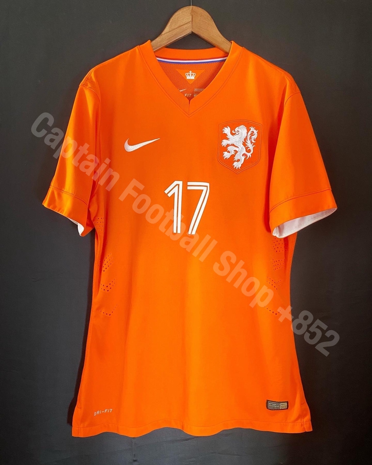 (落場版) 荷蘭 2014-2016 Nike 主場落場版球衣 #17