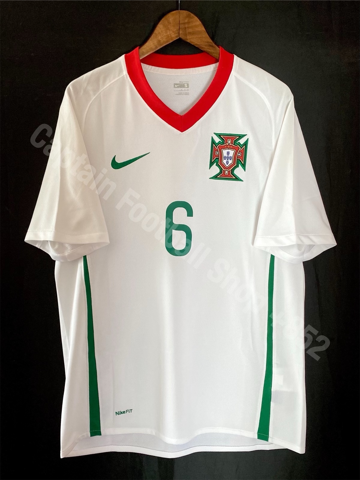 葡萄牙 2008 Nike 作客球衣 #6 美利拉斯