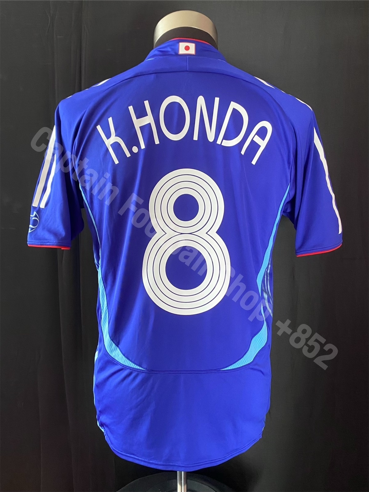 HONDA 新品　日本代表　サッカー　football L size Adidas Japan National Football Keisuke Honda JFA Men's Blue