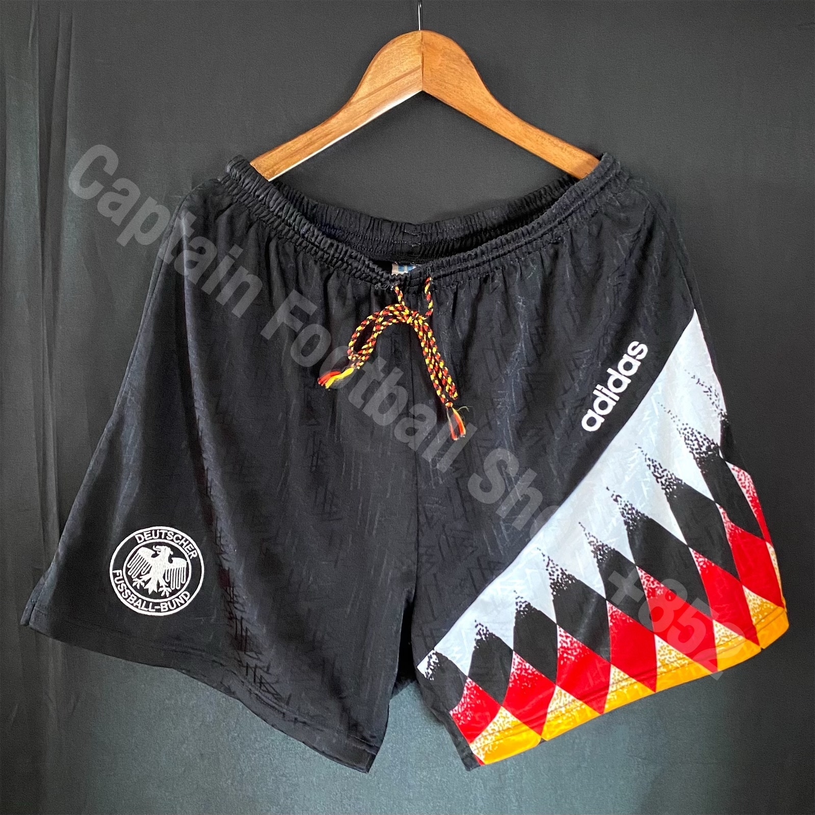 (球員版) 德國 1994-1995 Adidas 球員版比賽褲