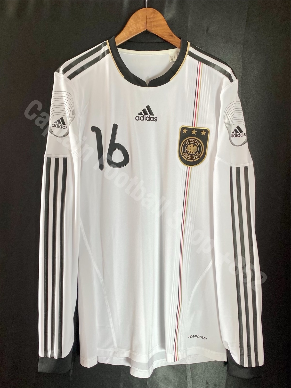 (更衣室版) 德國 2010-2011 Adidas 主場長袖更衣室球員版球衣 #16 LAHM