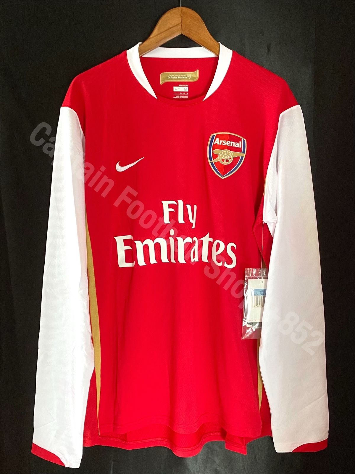 (BNWT) Arsenal 2006-2008 Nike L/S Home Shirt