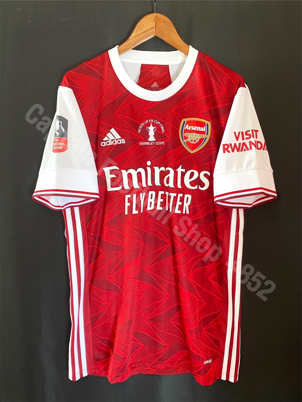 (BNWT) Arsenal 2020 FA Cup Final Adidas Home Shirt #3 TIERNEY