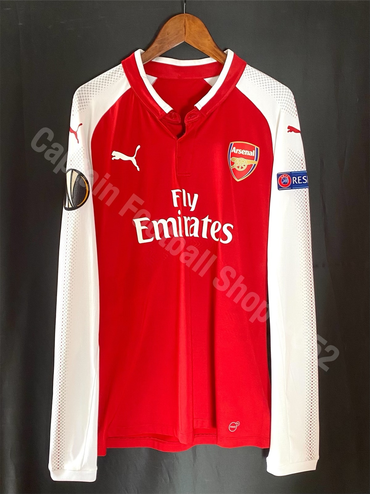 (更衣室版) 阿仙奴 2017-2018 歐霸主場長䄂 更衣室版球衣  #32 AKPOM