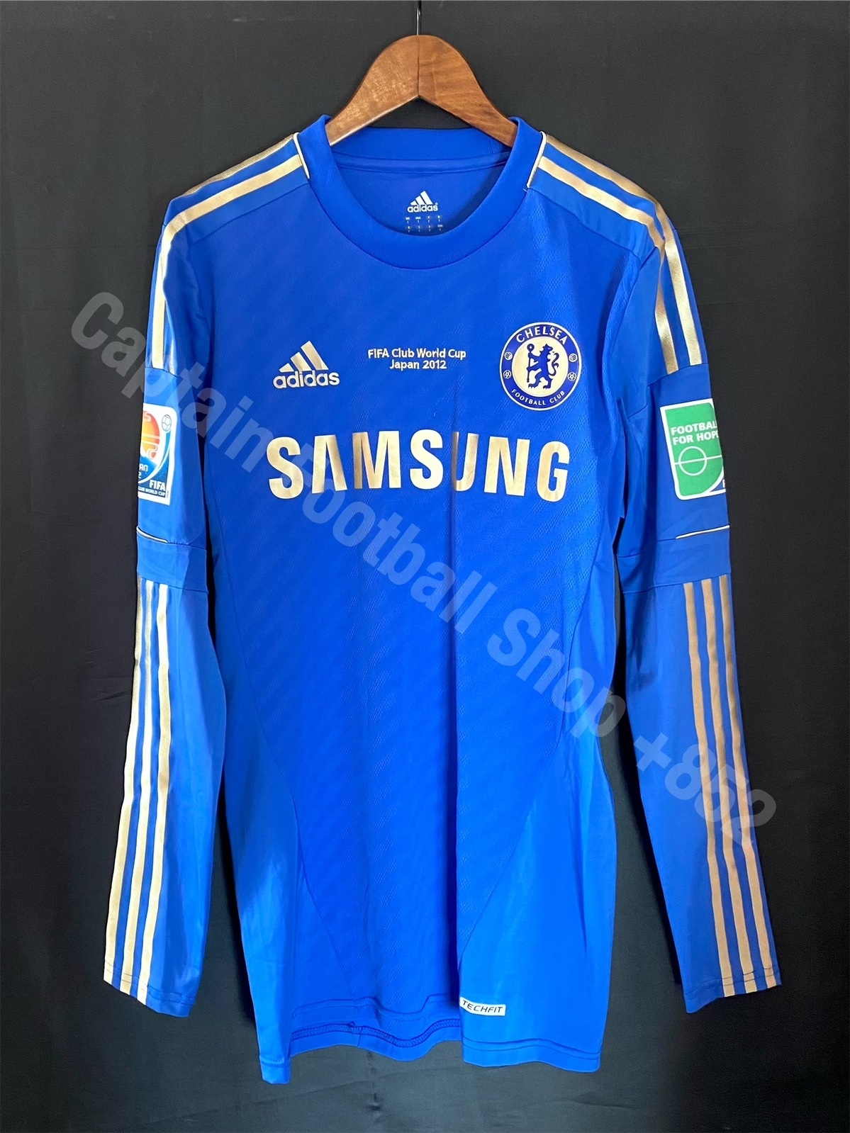 (Match Worn) Chelsea 2012 FIFA Club World Cup Adidas Home Match Worn Shirt #21 MARIN