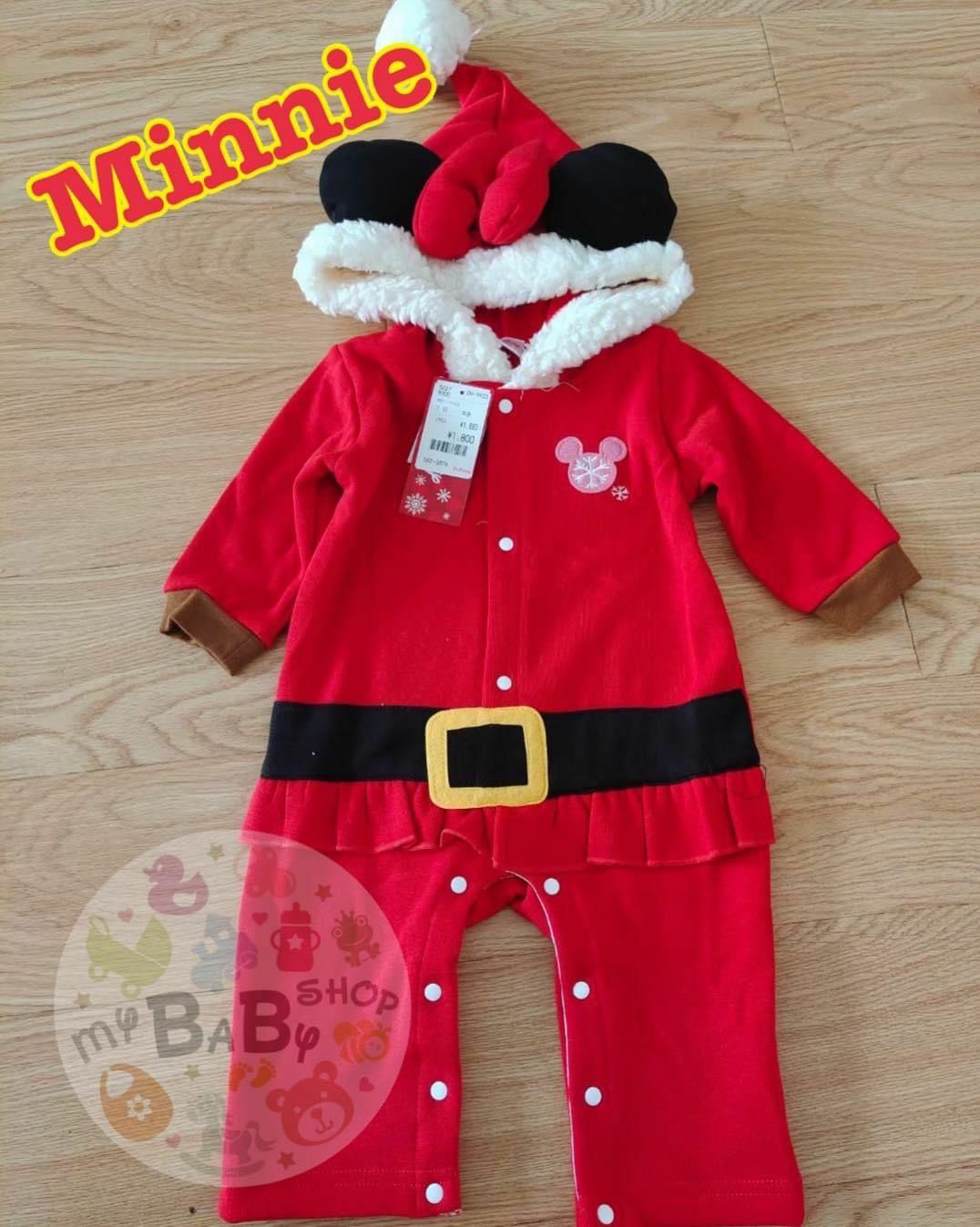 米妮聖誕爬行服 70，80碼