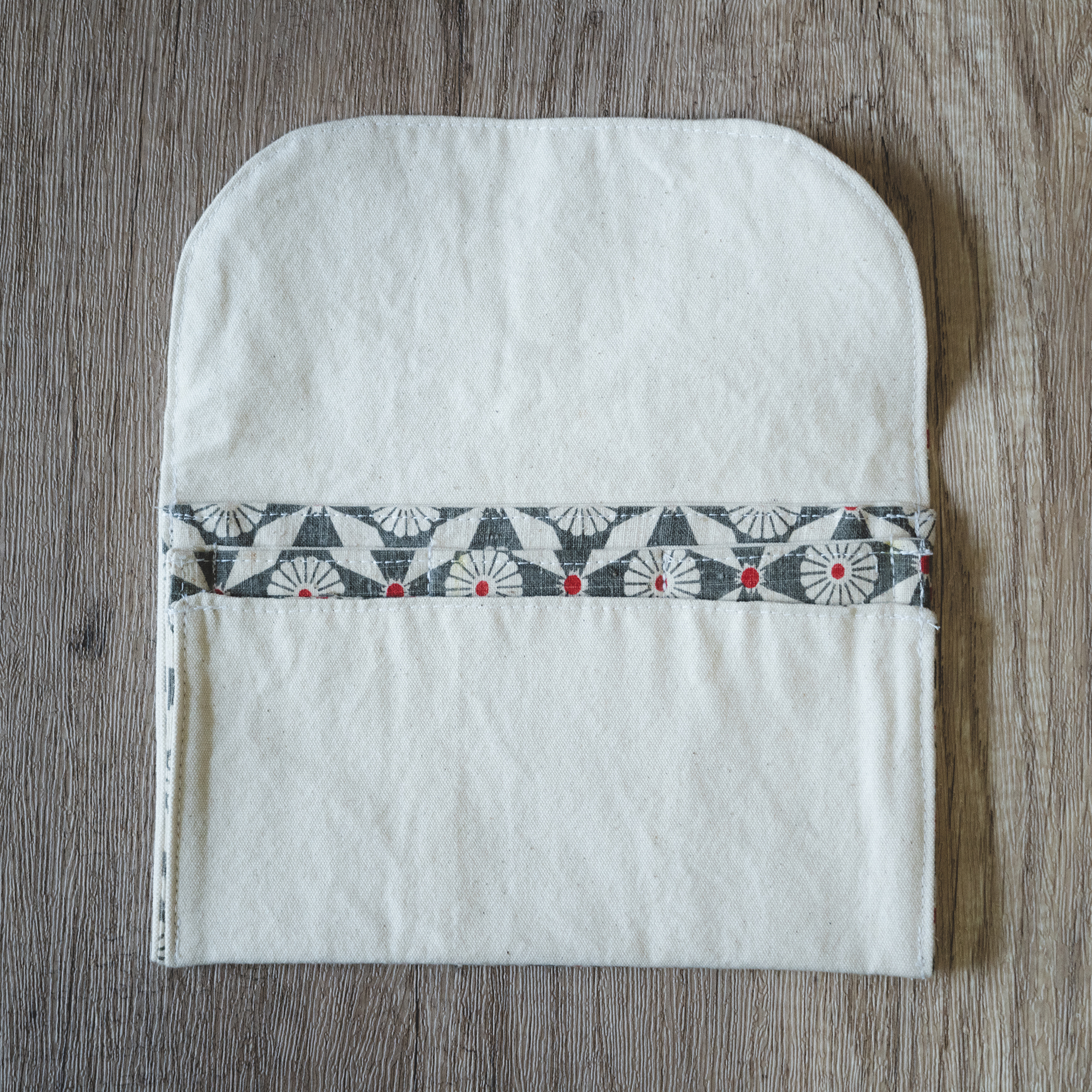 新品上架 | 圖紋錢包（白色） | 可裝紙幣、passport等等