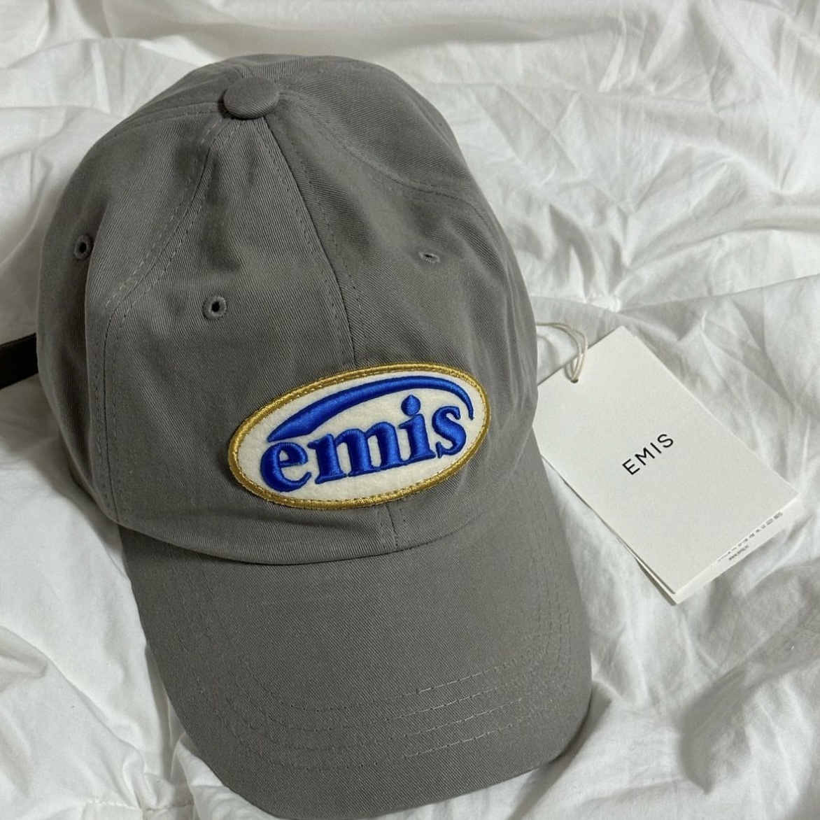 <韓國代購> EMIS VINTAGE EMBORIDERY CAP