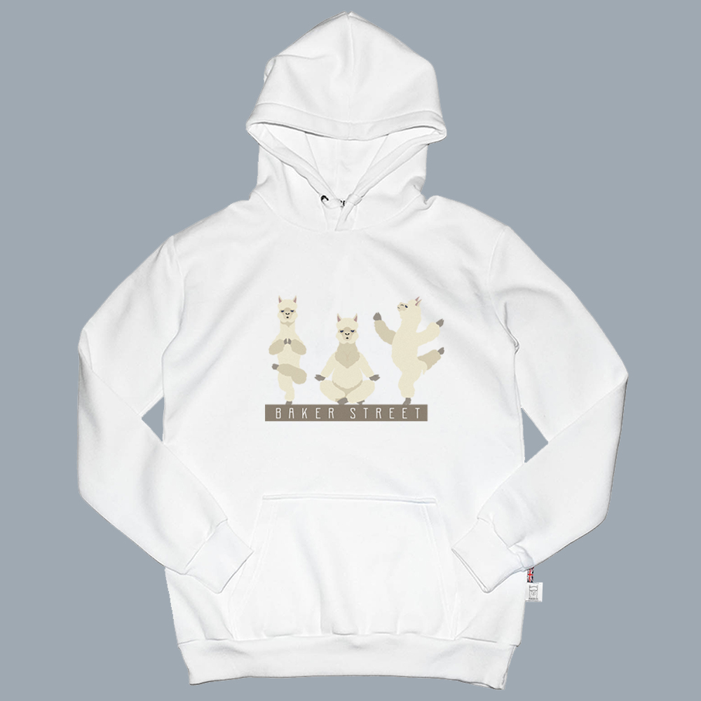 Yoga Alpaca 瑜珈駝 高磅數長袖帽T