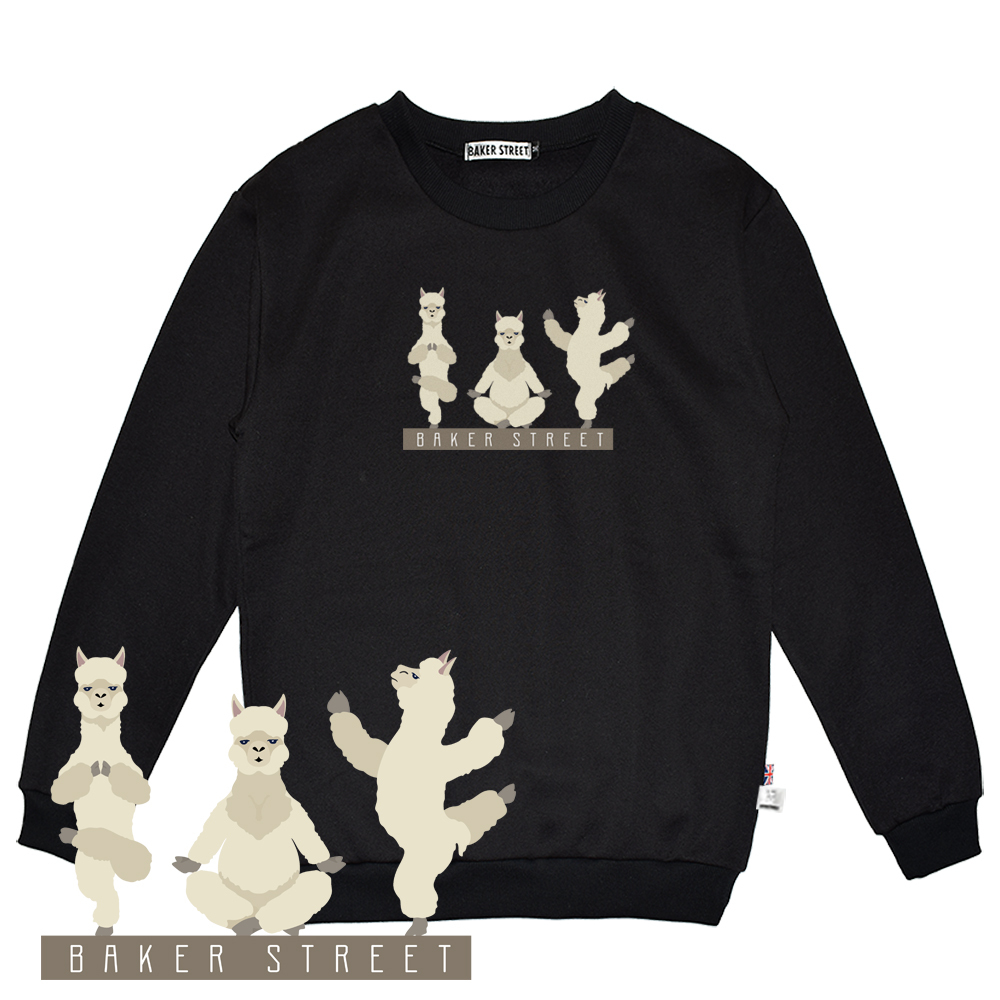 Yoga Alpaca 瑜珈駝 高磅數長袖圓T