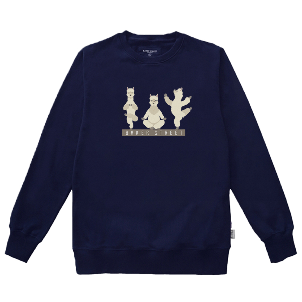 Yoga Alpaca 瑜珈駝 高磅數長袖圓T