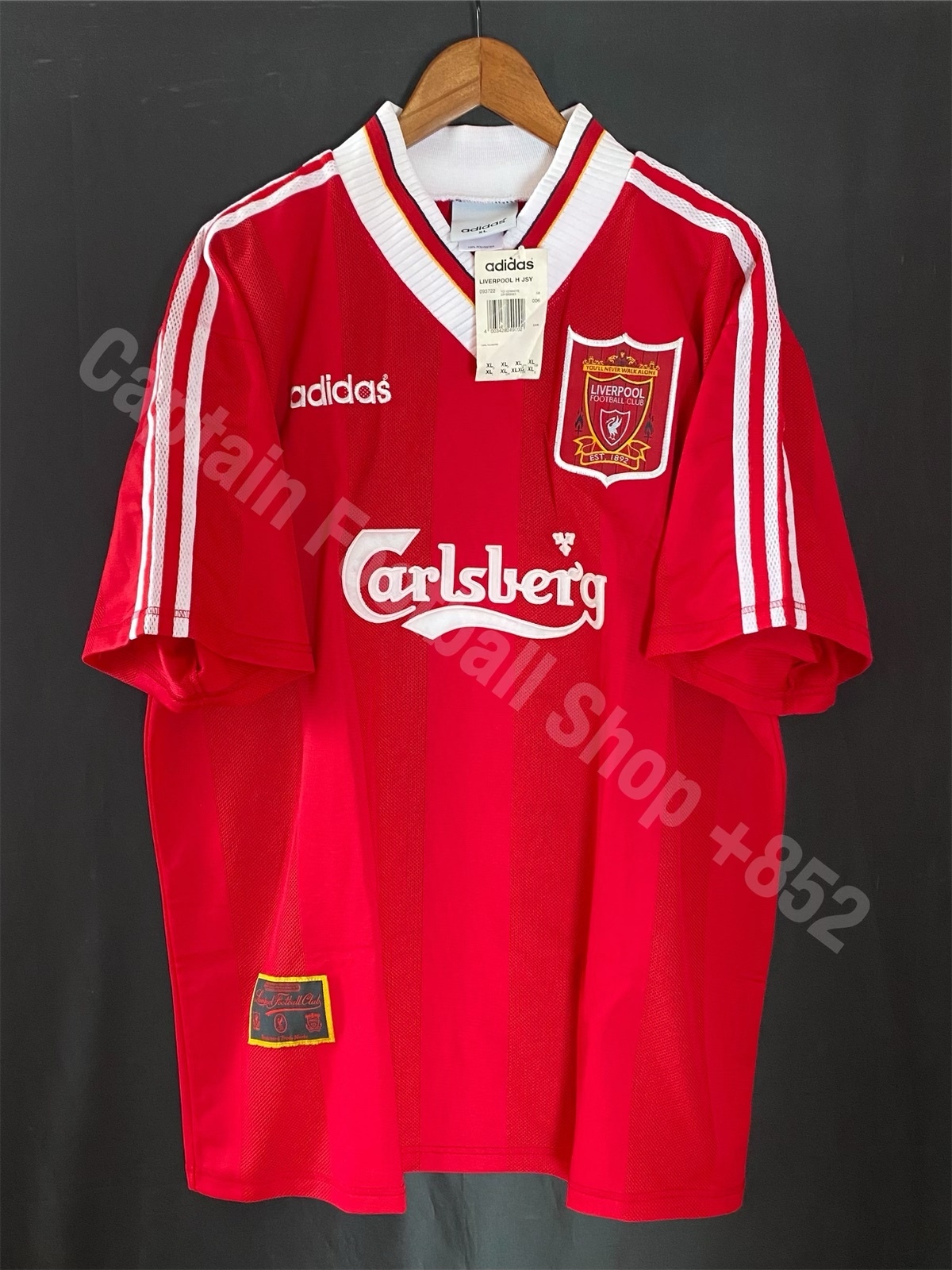 (BNWT) Liverpool 1995-1996 Adidas Home Shirt