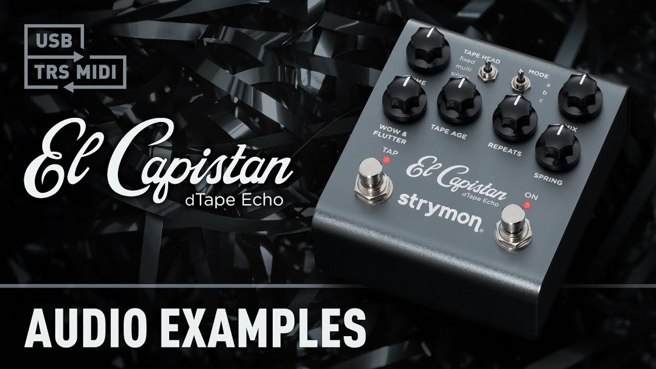 Strymon El Capistan V2 dTape Delay 磁帶延遲效果器二代【宛伶樂器】