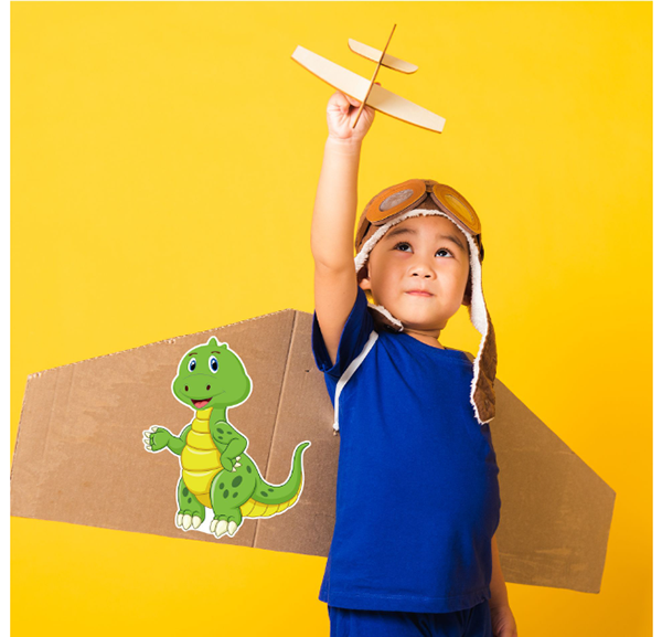 恐龍拼圖貼紙 (1PCS)   CM2203008