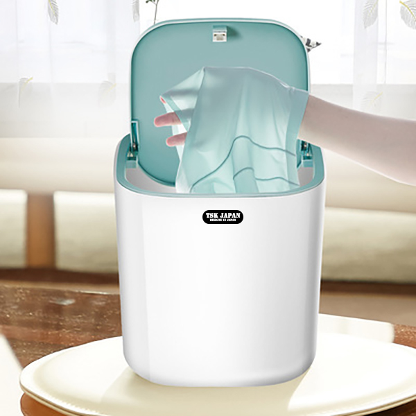 Japan TSK Mini Household Portable Ultrasonic Turbo Desktop Washing Machine (Baby Shirt-Women's Underwear Exclusive) (P3156)