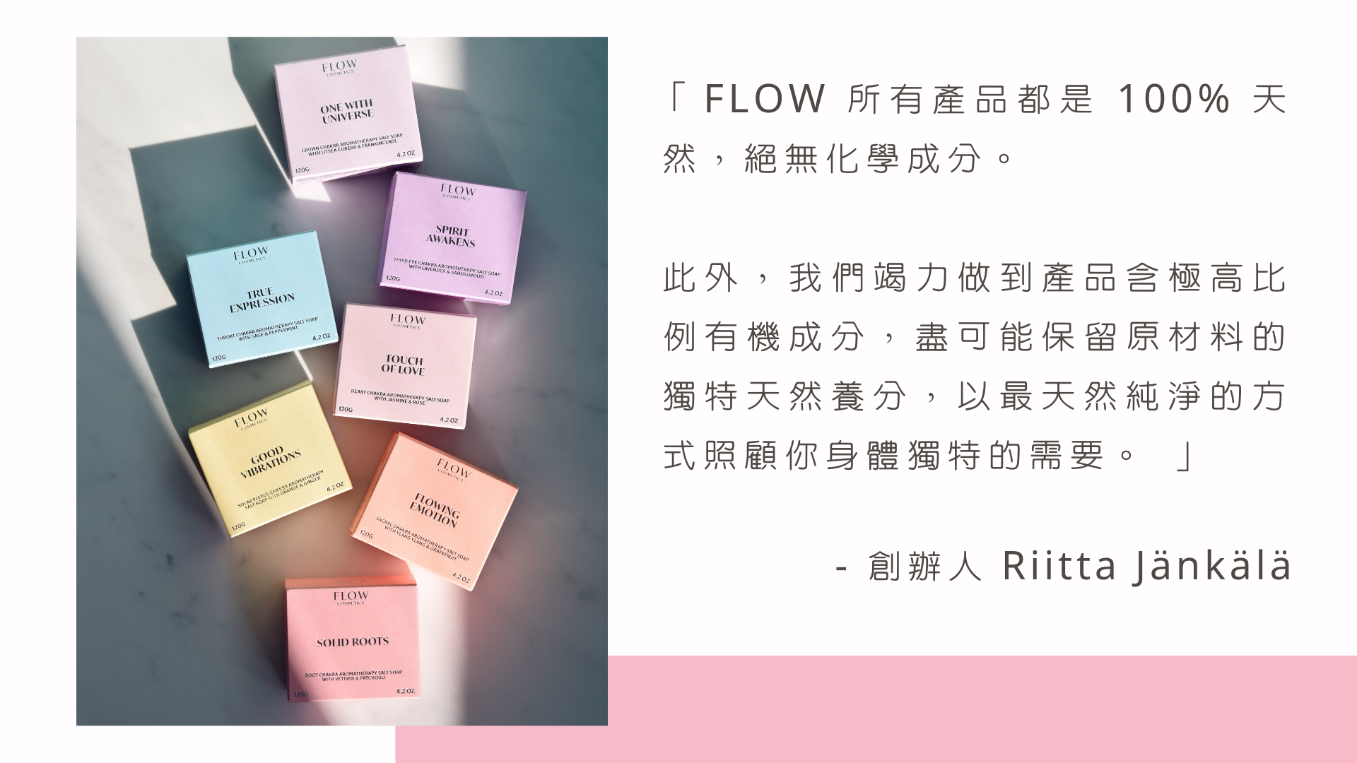 FLOW COSMETICS 活性椰炭排毒洗面沐浴皂