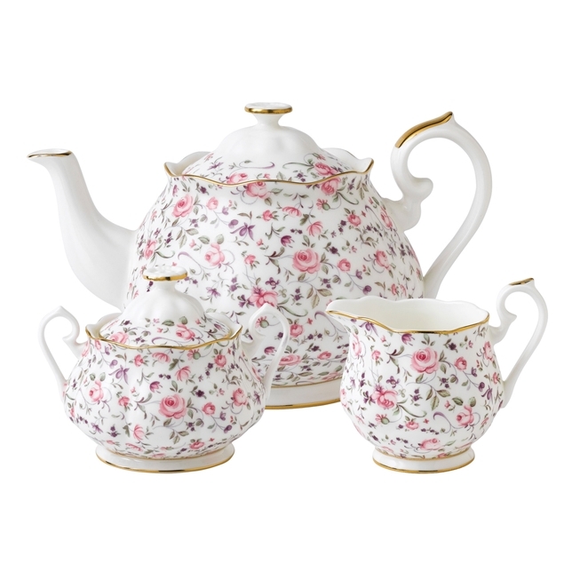 Royal Albert Rose Confetti 3 Piece Set