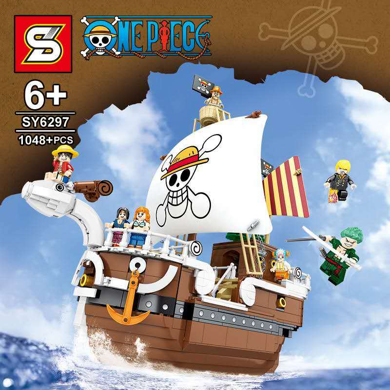 One Piece Sunny Pirate Ship Monkey D Luffy Building Blocks Set  Fit Lego NO BOX SY6297