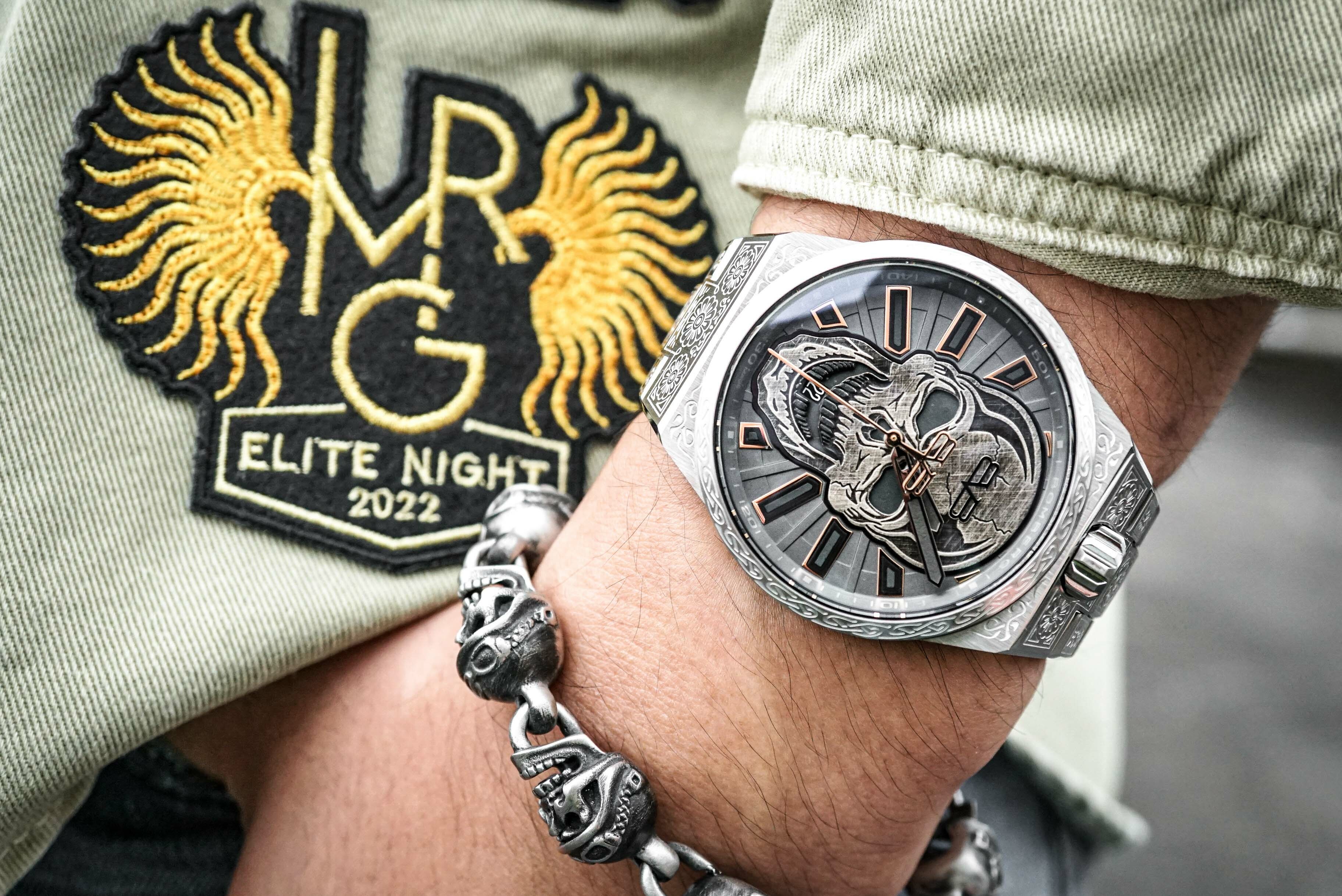 Bolt-68 NEO系列十週年紀念骷髏機械腕錶 銀色版本