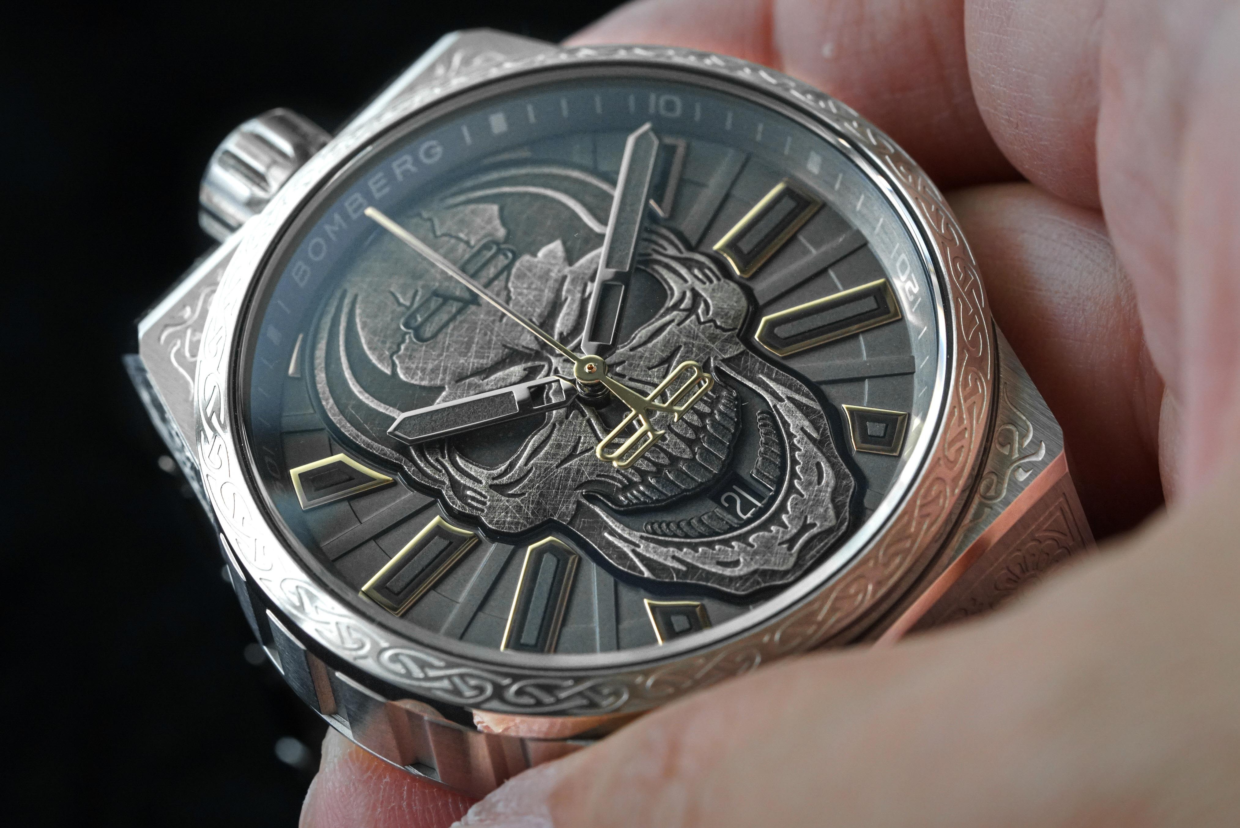 Bolt-68 NEO系列十週年紀念骷髏機械腕錶 銀色版本