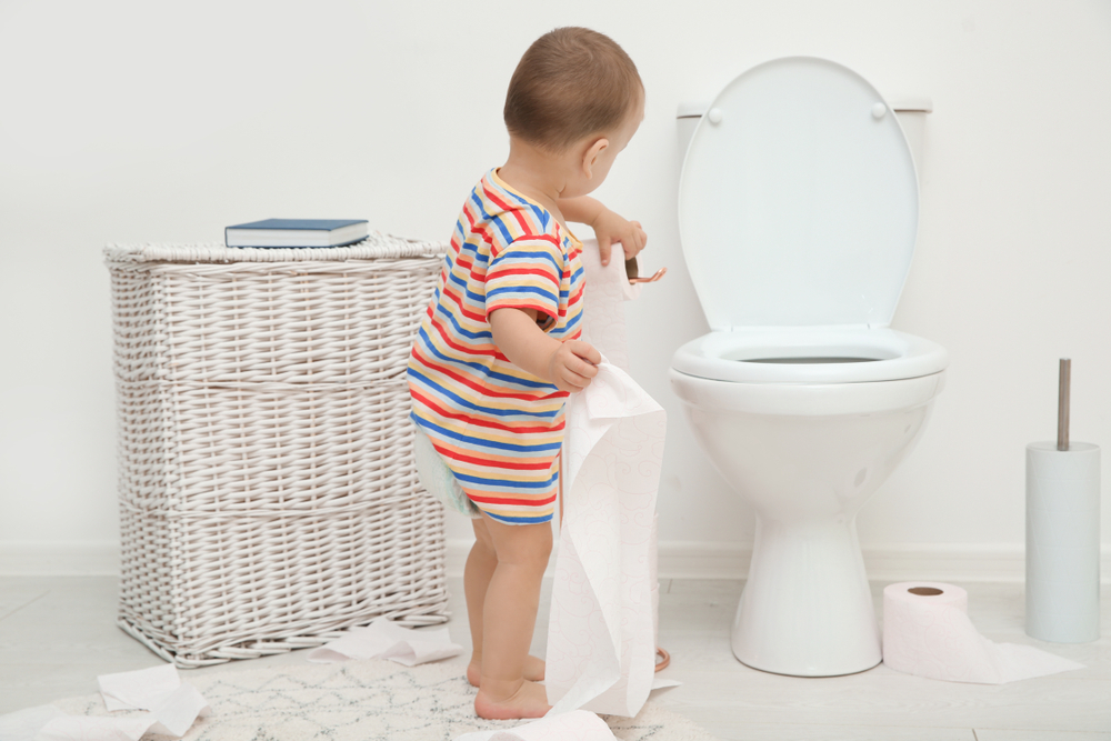 The principle of diaper cessation techniques is to gradually let the baby adapt to going to the toilet.