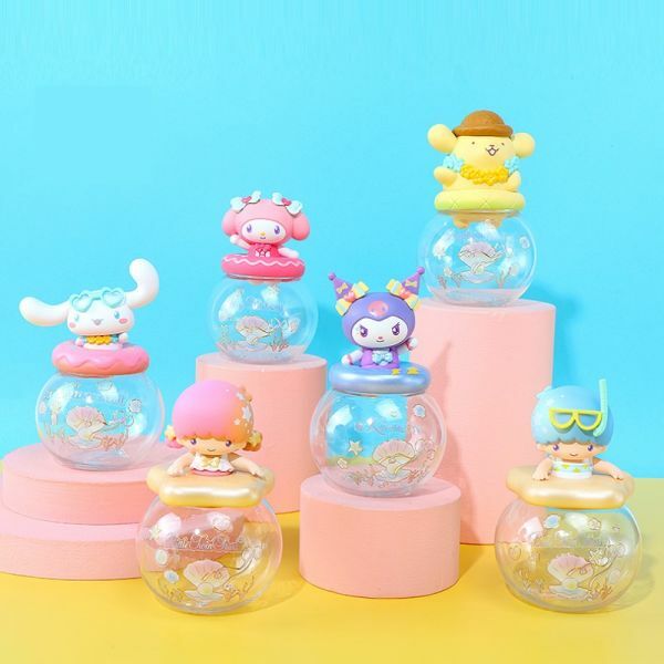 Sanrio 三麗鷗 海洋珍珠收納罐系列 盲盒 (原盒6入)