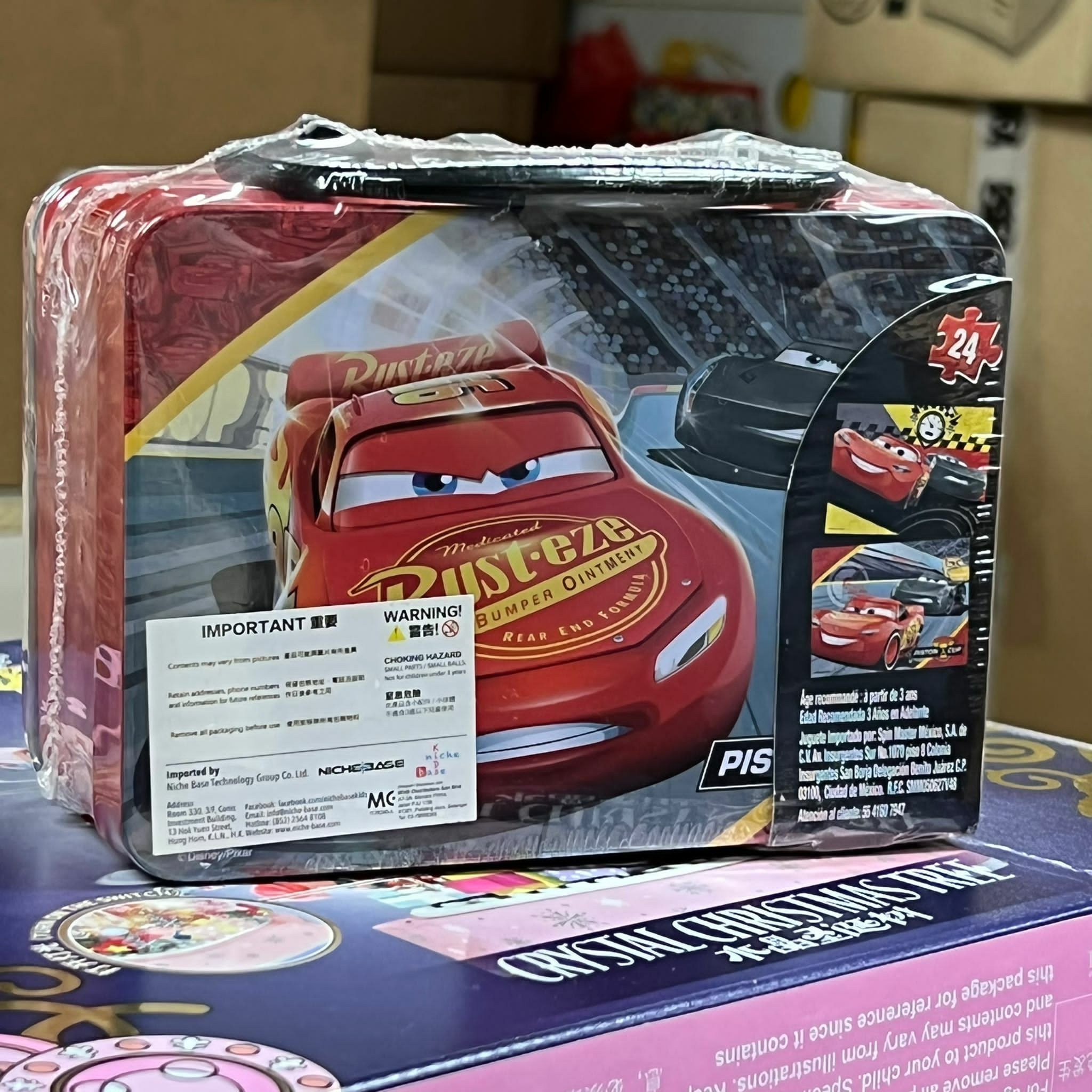 反斗車王鐵盒裝拼圖 24pcs