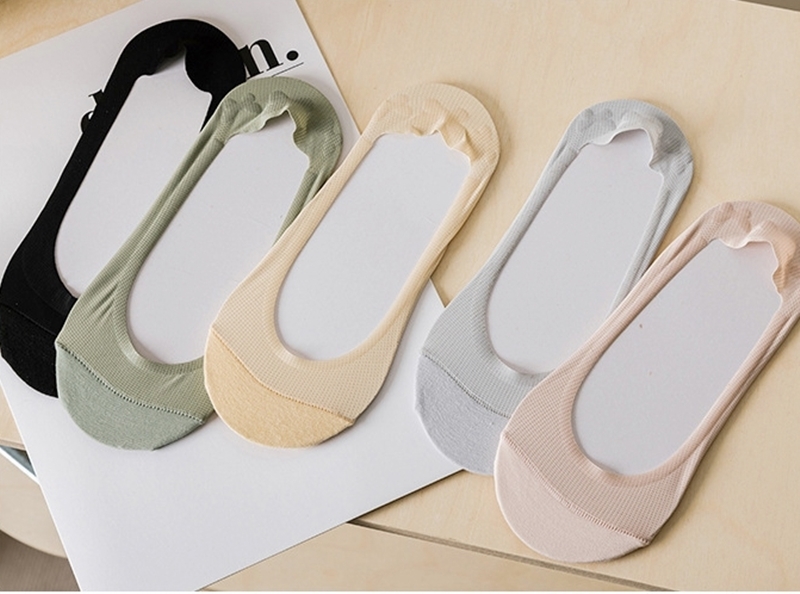 網眼船型隱形襪 五色