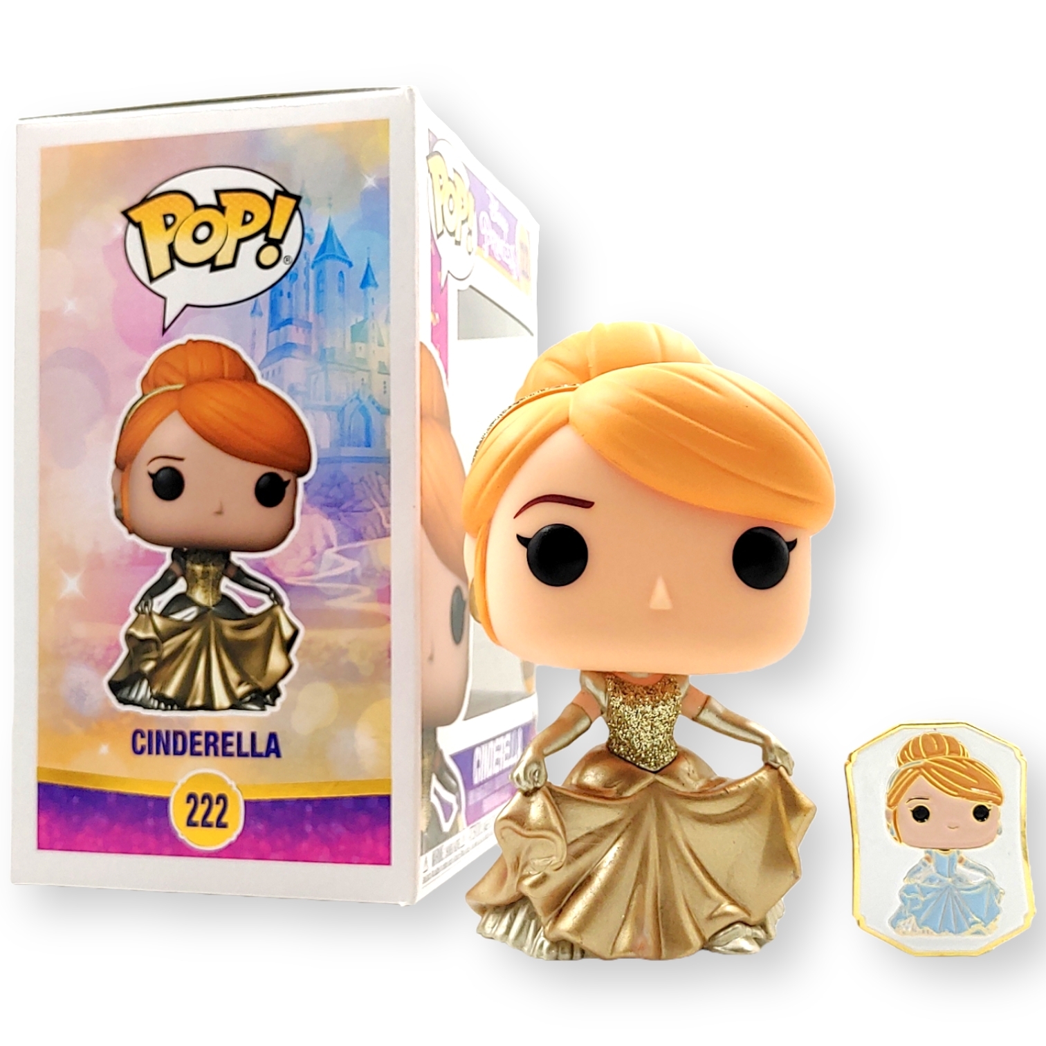 FUNKO POP終極公主<仙履奇緣>灰姑娘(金鑽版連襟章)-No.222