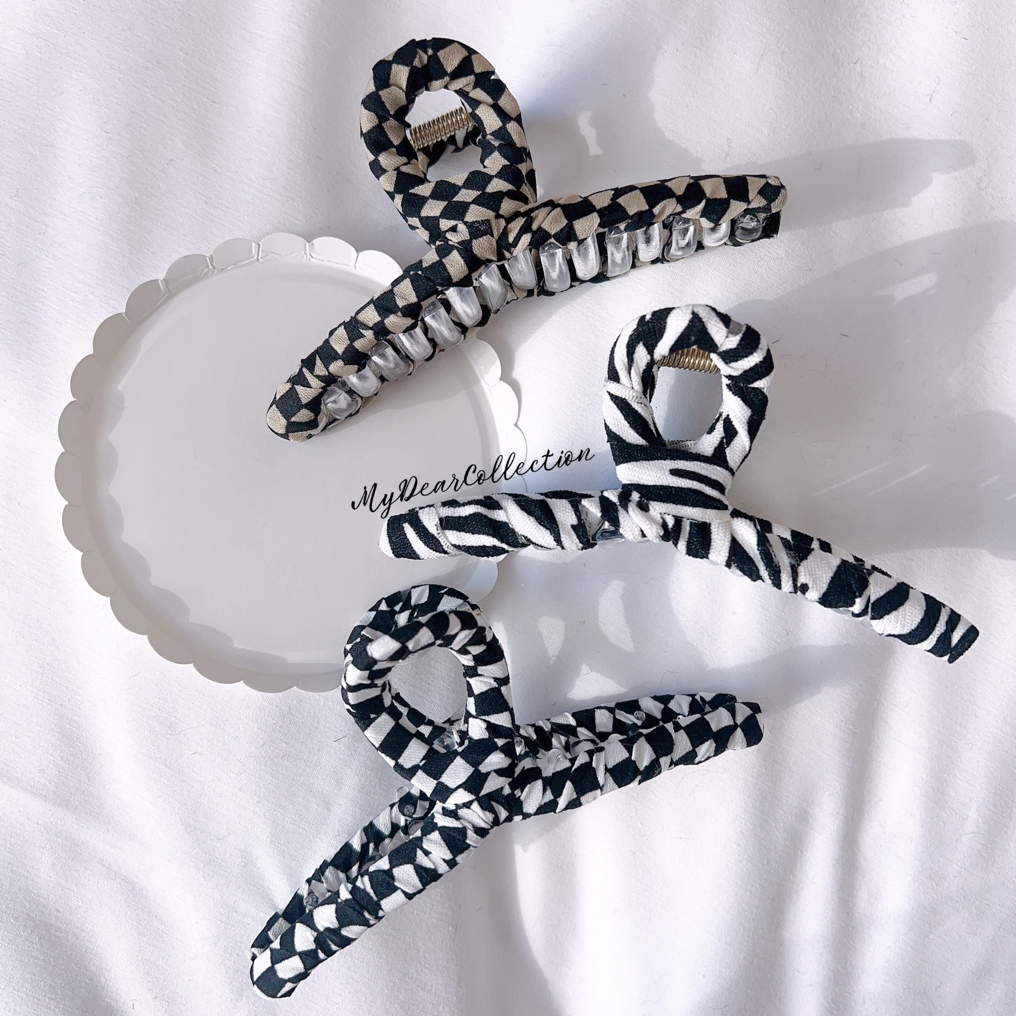 現 貨 |  韓國氣質 pattern 鯊魚夾