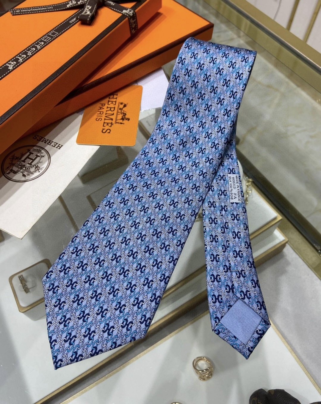 hermes mens ties