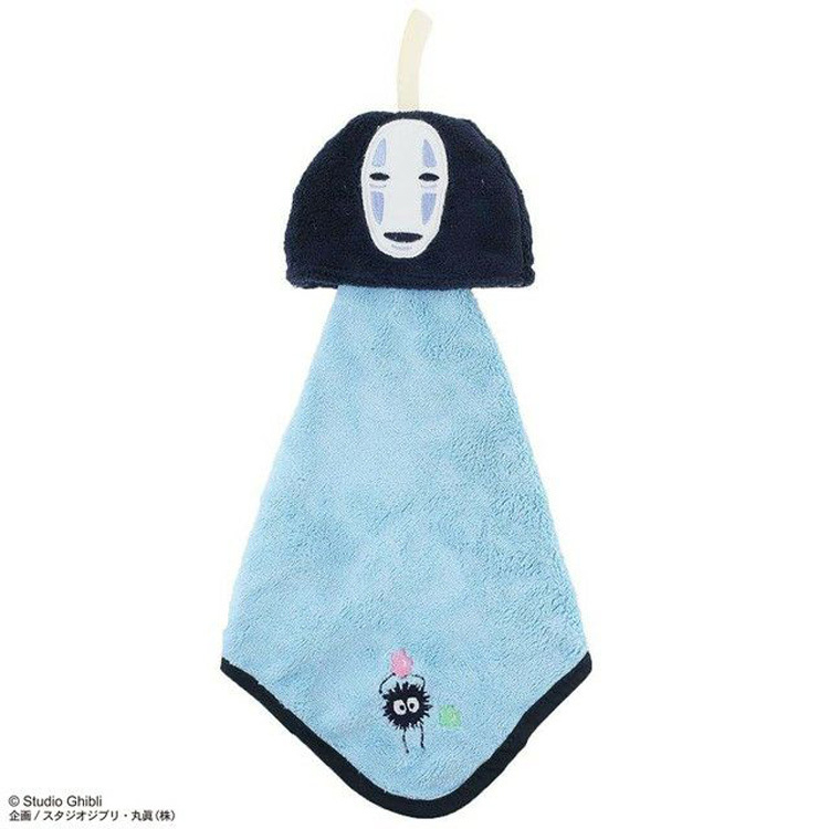超細纖維擦手掛巾 神隱少女 無臉男臉