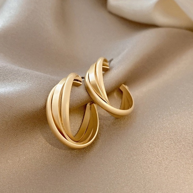 三環C型耳環