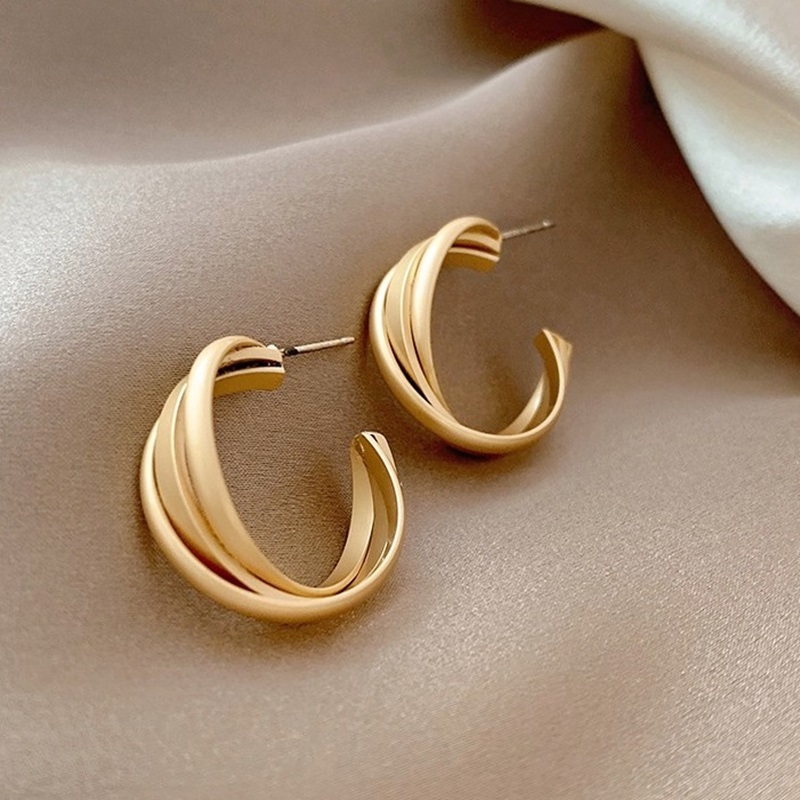 三環C型耳環