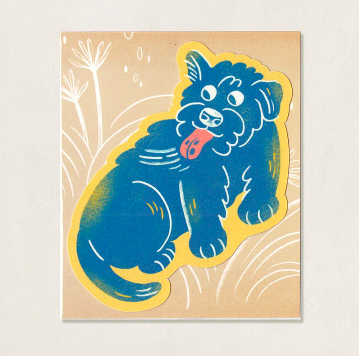 日吉理毛 狗狗防水大貼紙｜皮康