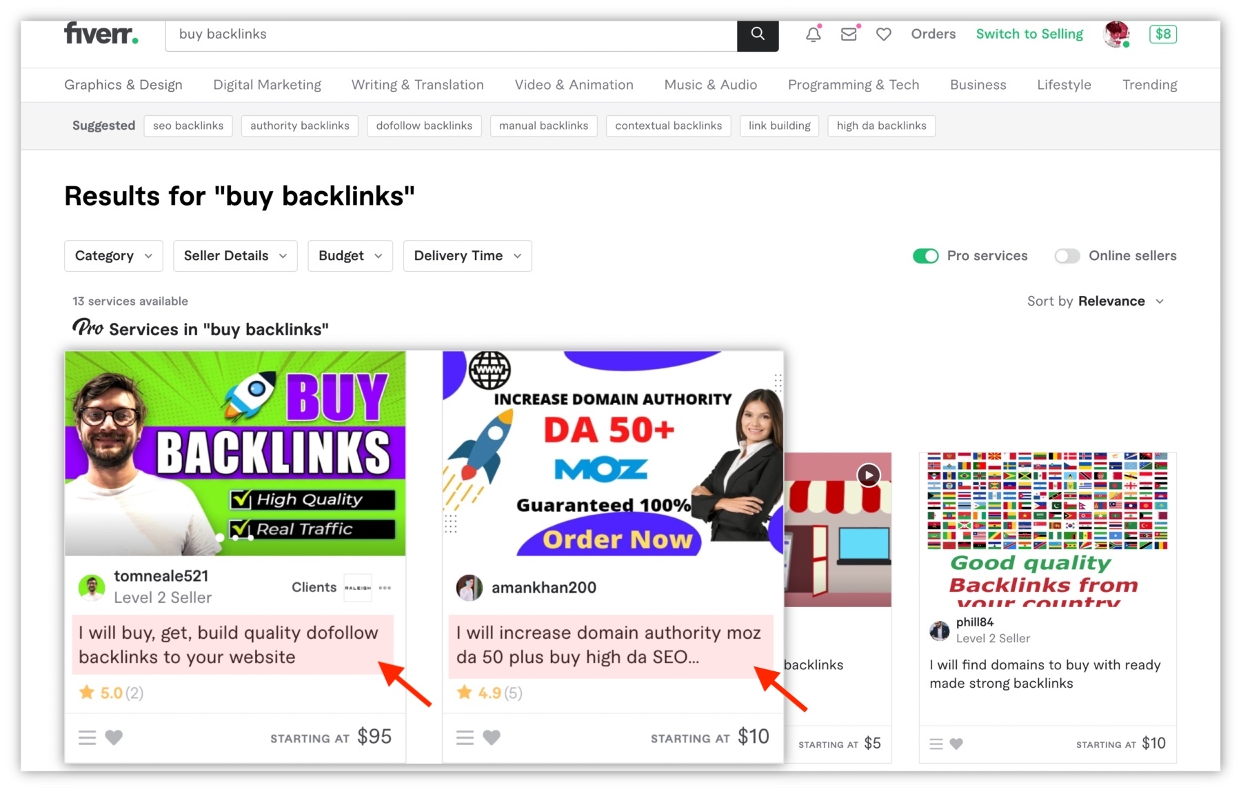 買反向連結-fiverr