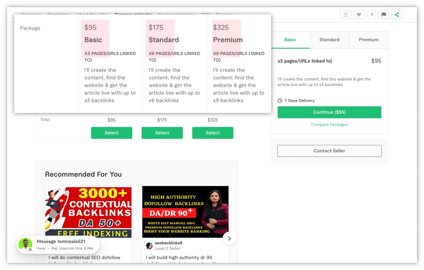 買反向連結-價格